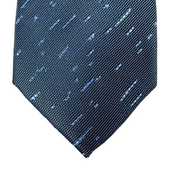 Alfani Mens Abstract Slim Neck Tie Blue 2.75" - Picture 1 of 3